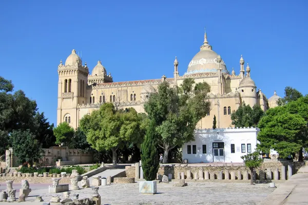 Saint louis katedrális, Karthágó, Tunézia — Stock Fotó