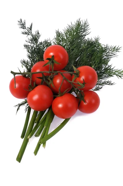 Pomidor w białym tle Obraz Stockowy