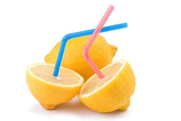 100 percent pure lemon juice — Stock fotografie