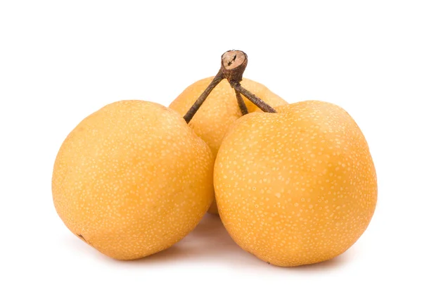 Massa isolerade asiatiska-päron frukt — Stockfoto