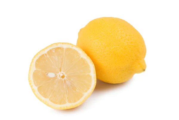 Ізольована лимона фрукти — стокове фото