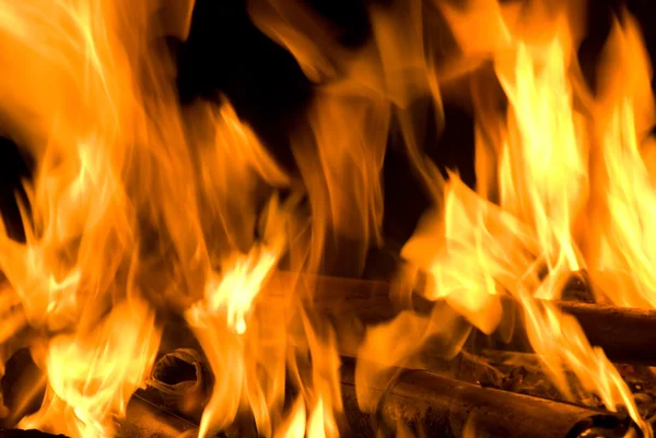 Eld flamma konsistens — Stockfoto