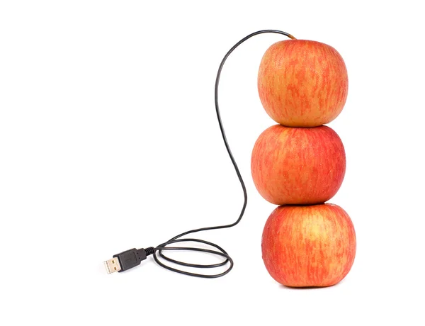 USB elma — Stok fotoğraf
