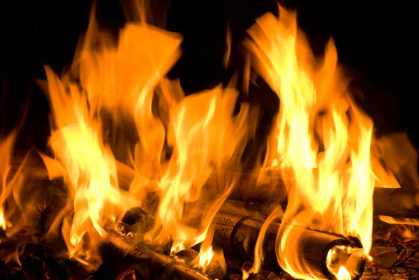 Eld flamma konsistens — Stockfoto