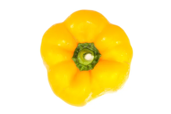 Isolated yellow bell pepper — Stock Photo, Image