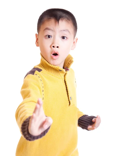 Kung-Fu pojke — Stockfoto