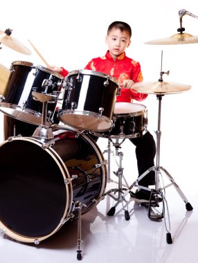 Small drummer three clipart