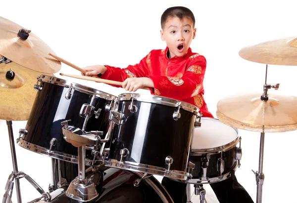 Kleine drummer drie — Stockfoto