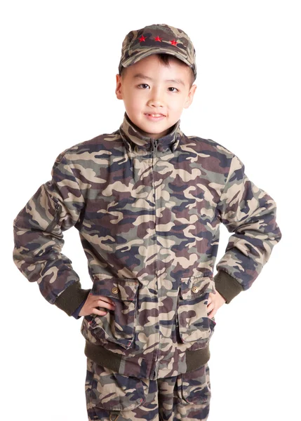 Mały żołnierz — Zdjęcie stockowe