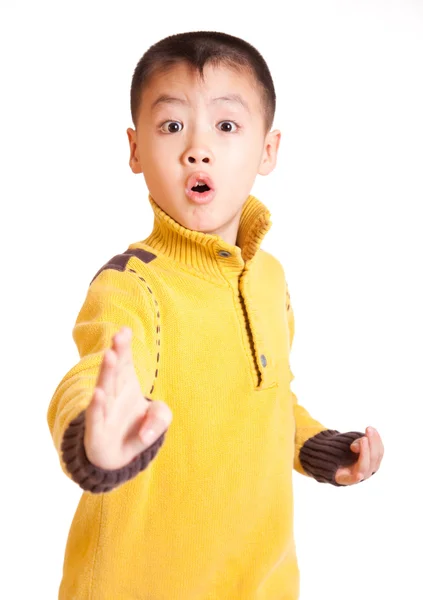 Kung-Fu pojke — Stockfoto