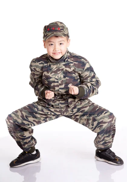 Маленький солдат — стоковое фото
