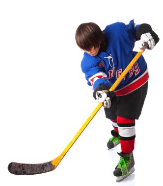 Ice-hockey player clipart