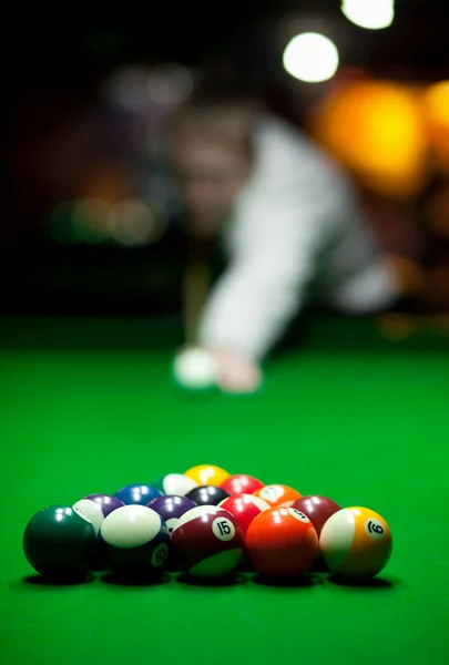 Snooker-spel — Stockfoto