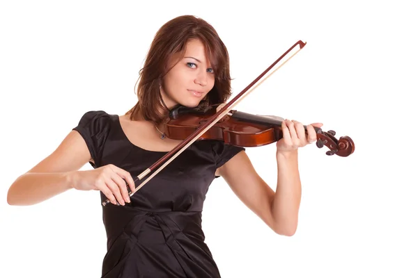 아름 다운 바이올린 연주자 — 스톡 사진