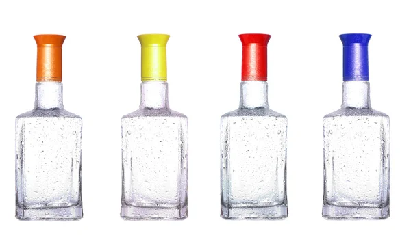 Fles wodka — Stockfoto
