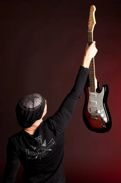 Гітарист — стокове фото