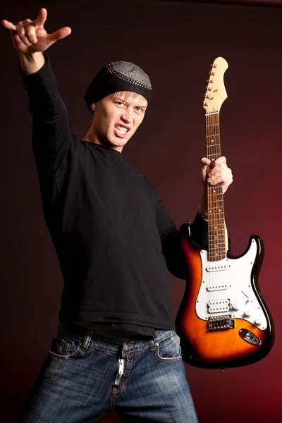 Guitarist Stock Image