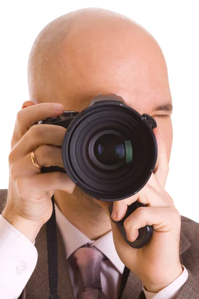 stock image Businessman - photographer