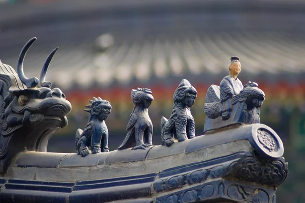 stock image Ornate in Tiantan Temple - China