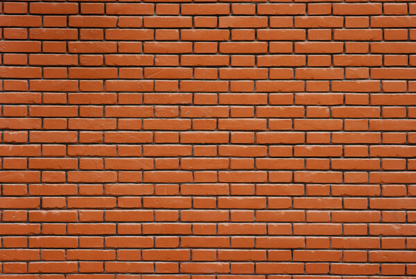 Brick red wall