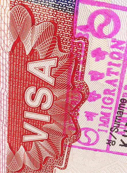 Visa - immigration — Photo