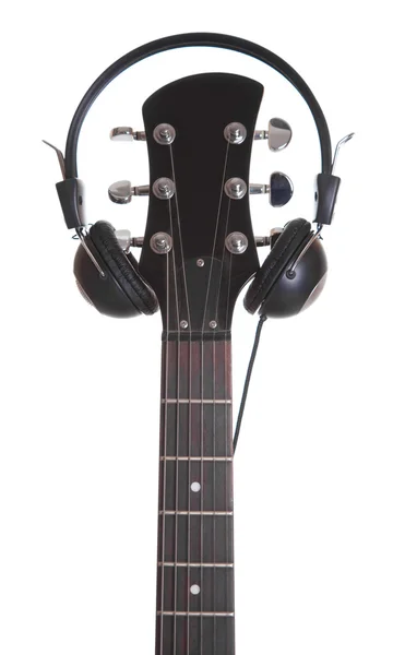 stock image Guitar and headphones