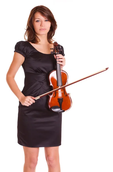 Hermoso violinista — Foto de Stock