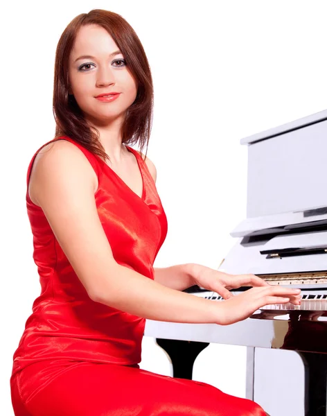 Lindo pianista — Fotografia de Stock