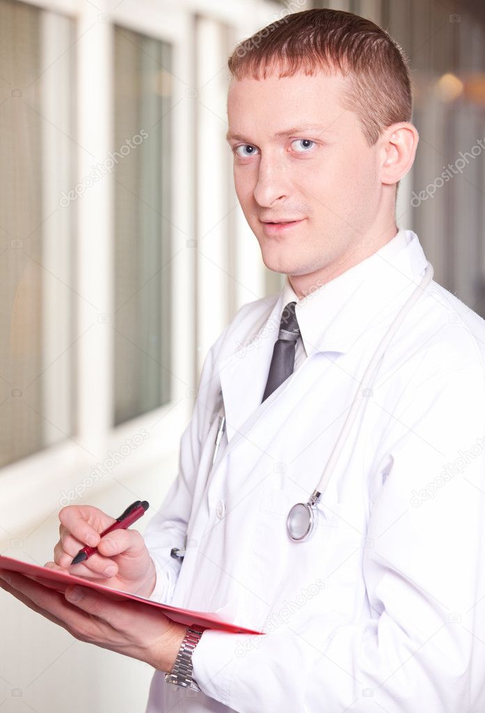 Doctor in white uniform