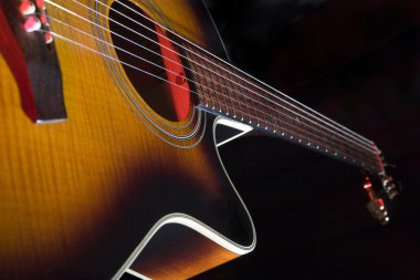 Acoustic guitar clipart