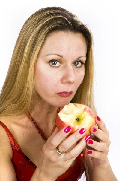 सफरचंद स्त्री — स्टॉक फोटो, इमेज