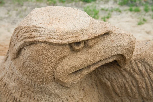 Фигуры из песка — стоковое фото
