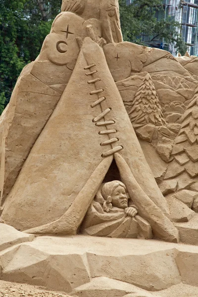 Figuras da areia — Fotografia de Stock