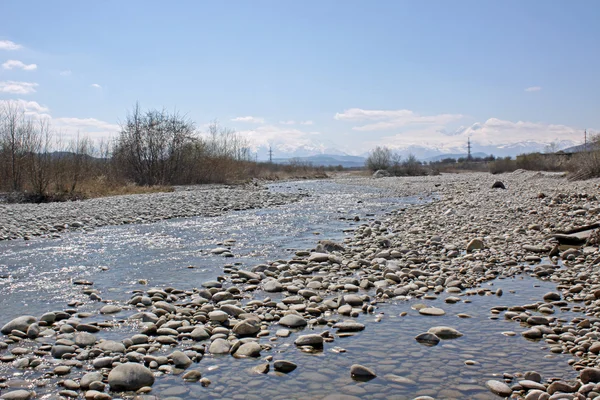 River-bed of the river of Cherek — Stok fotoğraf