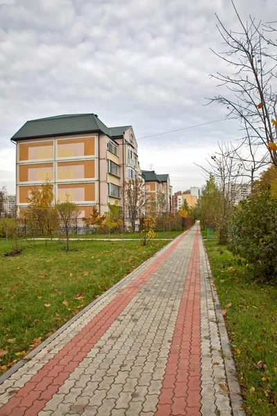 Bosättningen i utkanten av Moskva — Stockfoto