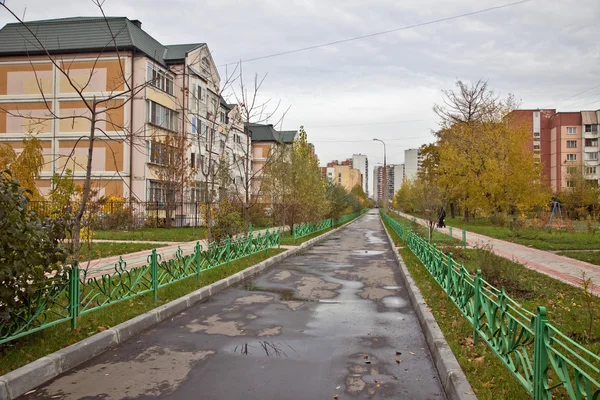 Settlement on the outskirts of Moscow — Stock Photo, Image
