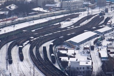 The commodity station is Murmansk clipart