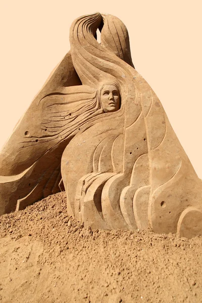 Формы из песка — стоковое фото