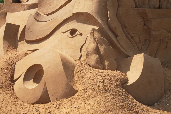 Formen aus dem Sand — Stockfoto