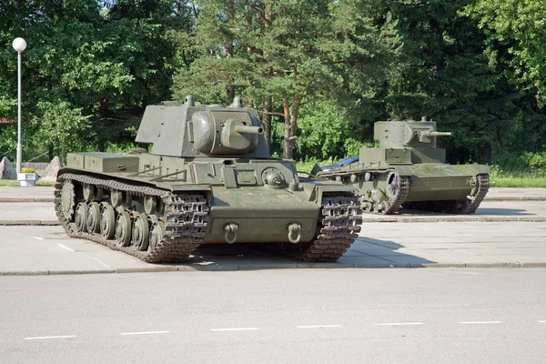Starý tank — Stock fotografie