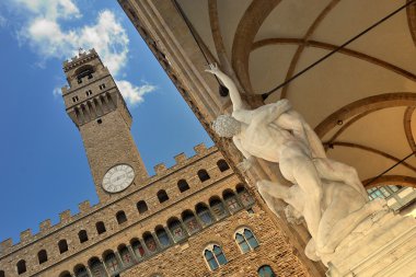 Piazza della Signoria, Tuscany-Italy clipart