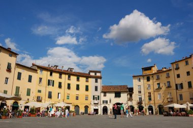 Architecture of Lucca, Tuscany, Italy clipart