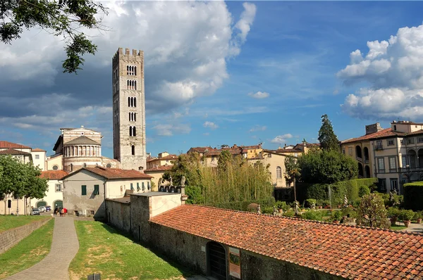 Architectuur van lucca, Toscane, Italië — Stockfoto