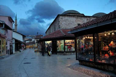 Sarajevo old town clipart