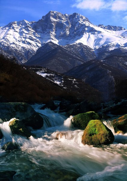 Mountain landscape in Armenia.