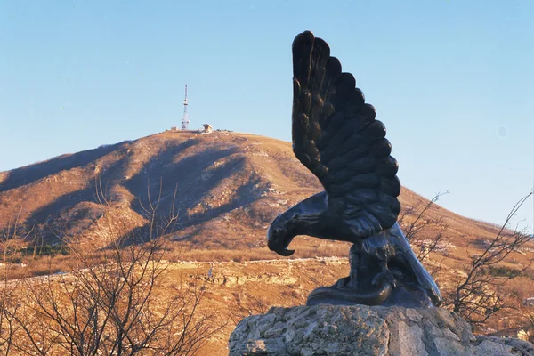 Eagle standbeeld. — Stockfoto