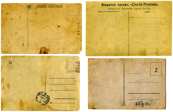 Старовинні листівки — стокове фото