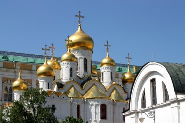 Russian church in Moscow. clipart