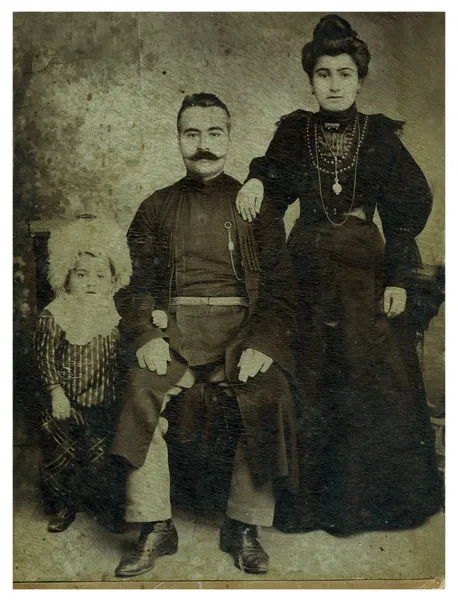 Man, child & Wife. — Stock Photo, Image