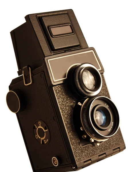 Stary aparat fotograficzny. — Zdjęcie stockowe